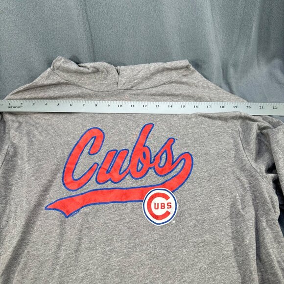 Genuine Merchandise Men's Size Large Hoodie Lightweight Chicago Cubs Gray NWOT - Picture 6 of 12
